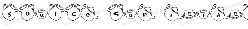 Source CUP Infant字体转换